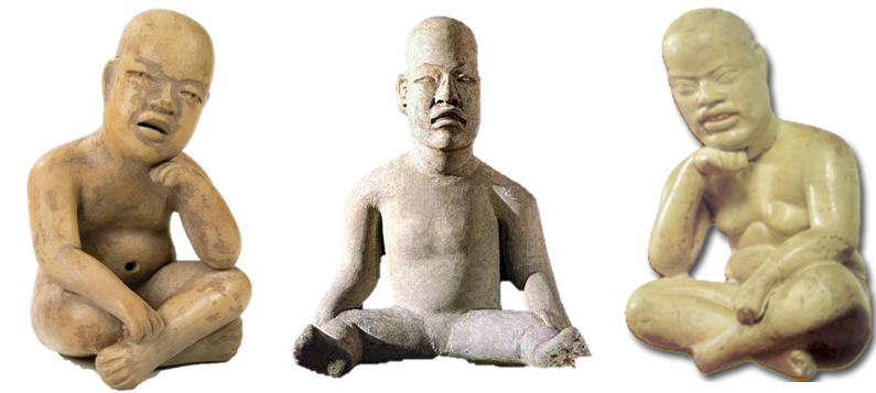 Las estatuas de Saqqara en Egipto y las esculturas Olmecas de Mexico