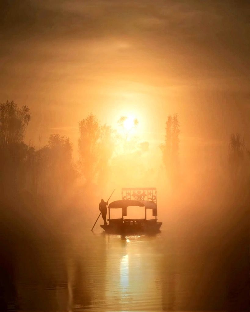 Levée du jour à Xochimilco - Mexico