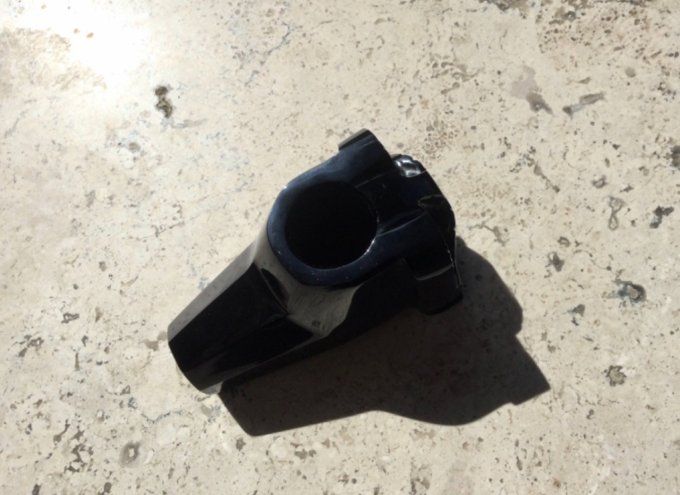 Pipe cérémonie  pierre sculptée obsidienne du MExique Guerrier Jaguar-collection 