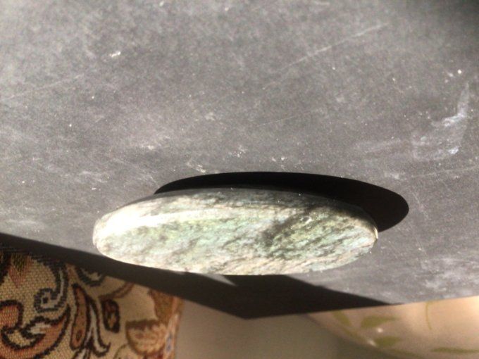 AA Obsidienne arc en ciel variété rare mentogochol 7cm PIERRE d'EXCEPTION de collection-grande - Cop