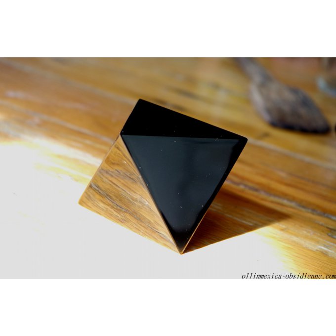 Rare Solide de platon géometrie sacrée obsidienne noire du mexique puissante energie liberatrice