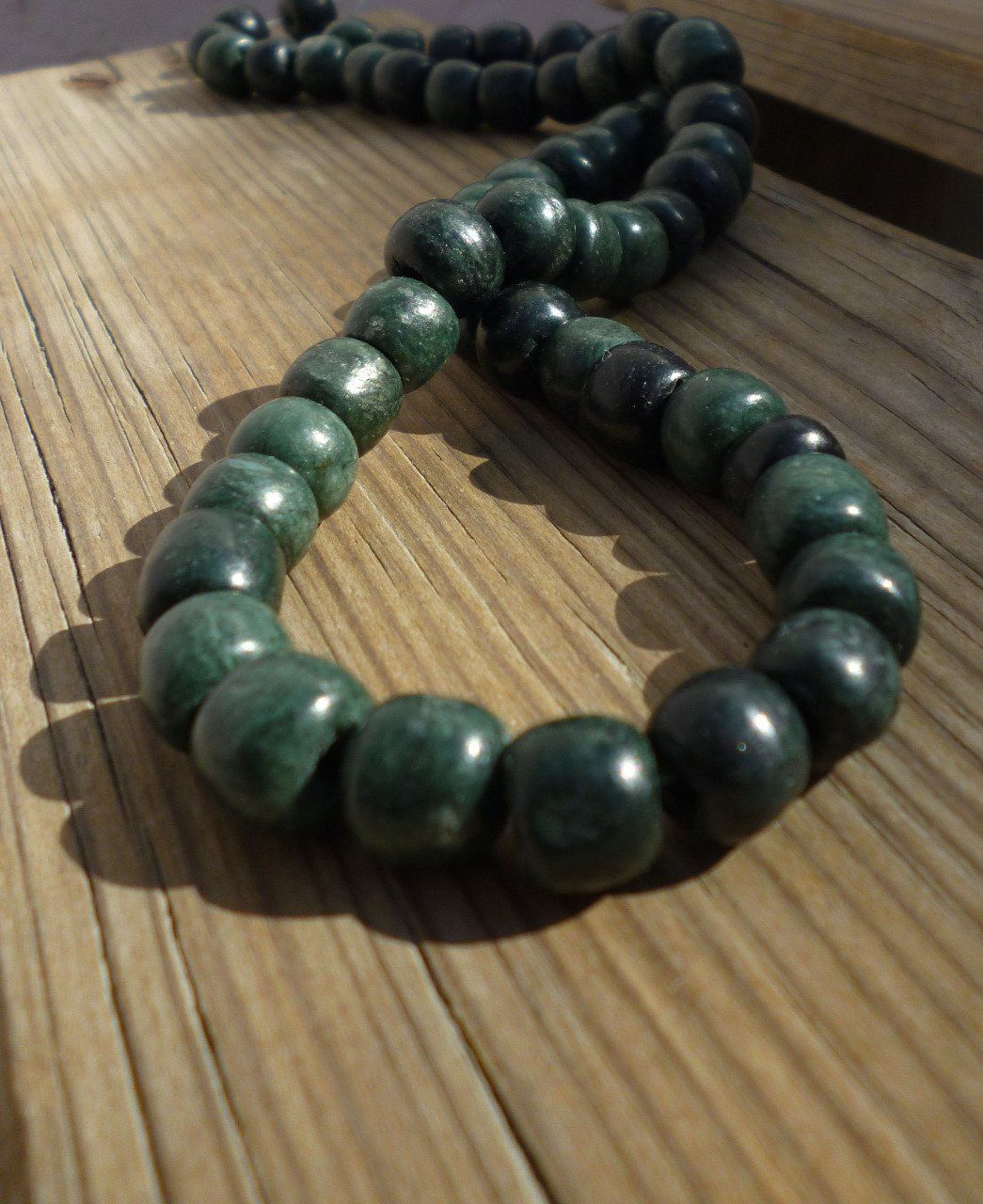 30 Perles de Jade Guatemala fournitures-Guatemalan Jade Maya beads jewelry supplies