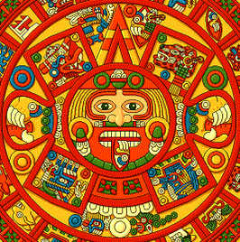 Calendario Azteca,sol Tonatiuh Centro